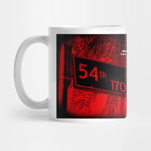 54th Street, Los Angeles, California DEL RIO BLACK by Mistah Wilson Mug